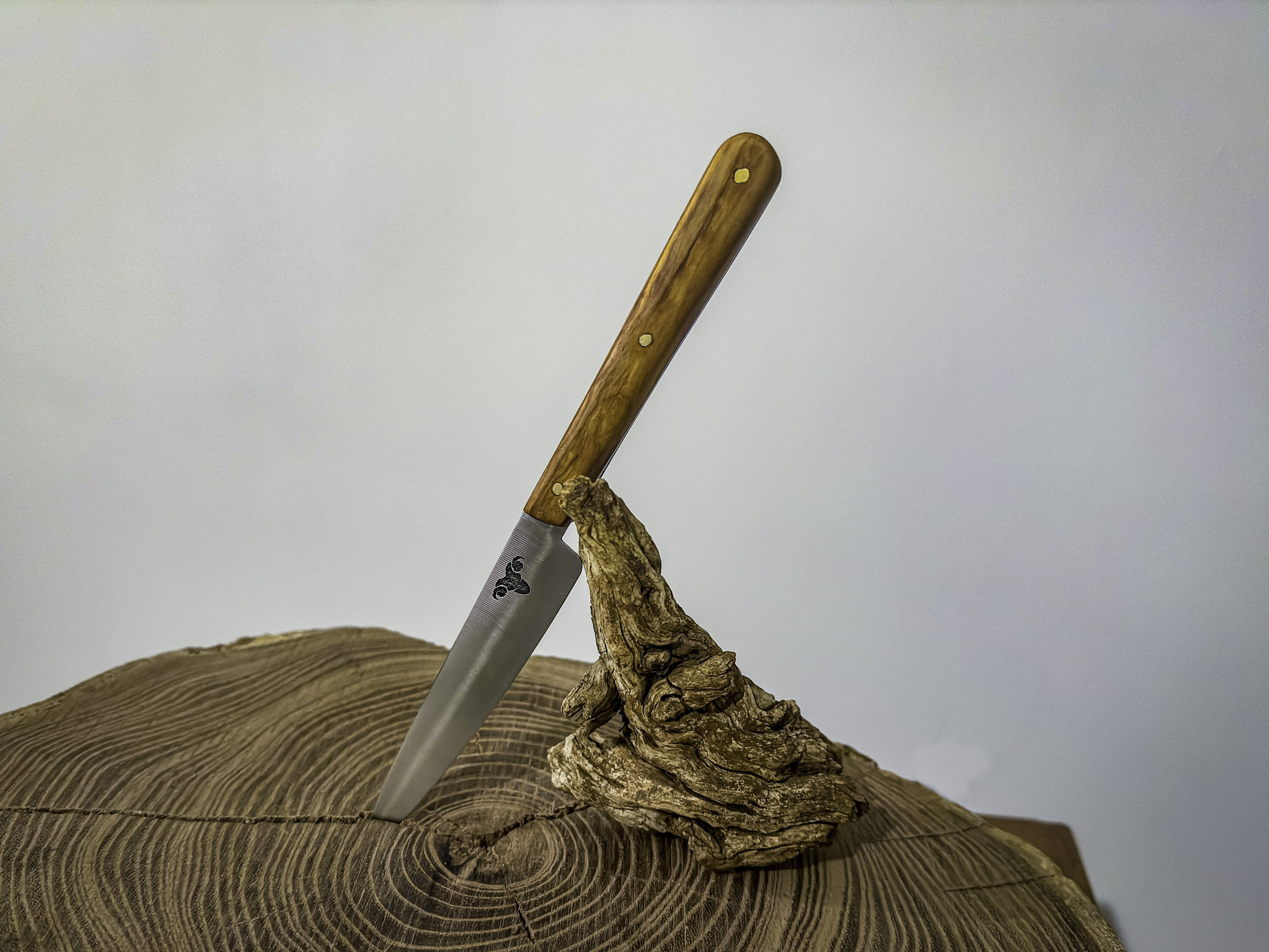 Couteau d'office manche en prunier