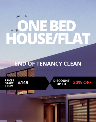 End of Tenancy Clean - One Bed