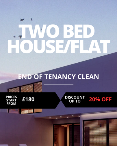 End of Tenancy Clean - Two Bed