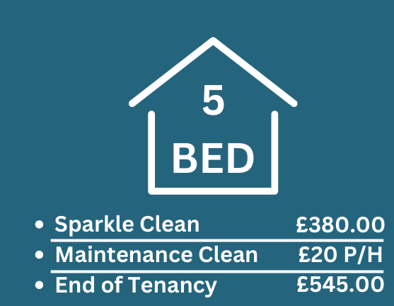 End of Tenancy Clean - Five Bed