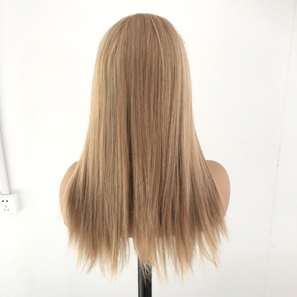 16 INCH Balayage Blonde Remy Human Hair HD Lace Front Wig