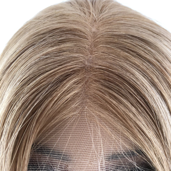 16 INCH Balayage Blonde Remy Human Hair HD Lace Front Wig