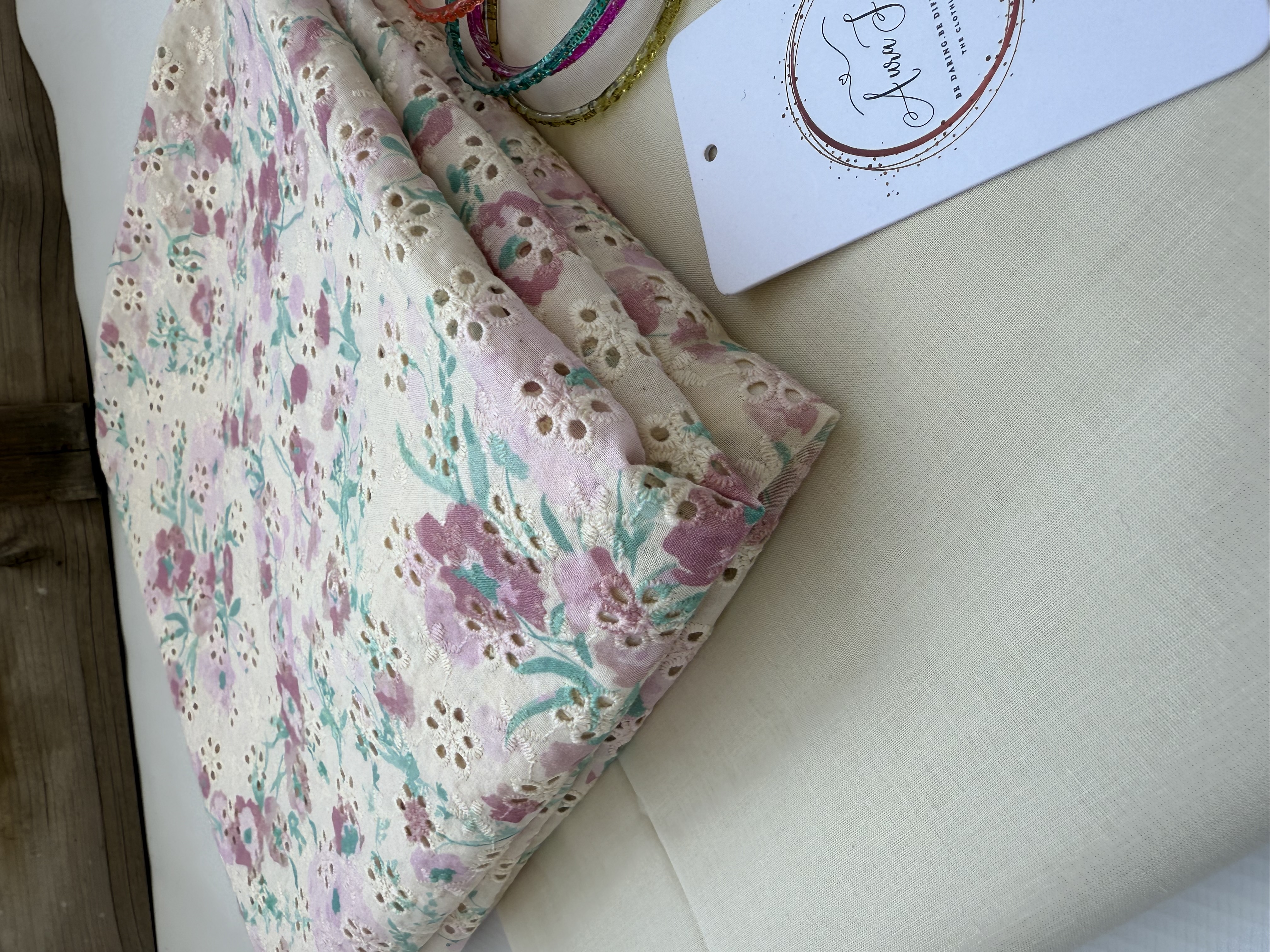 Printed Chikankari Lawn 2 Piece Suit for Women - D5