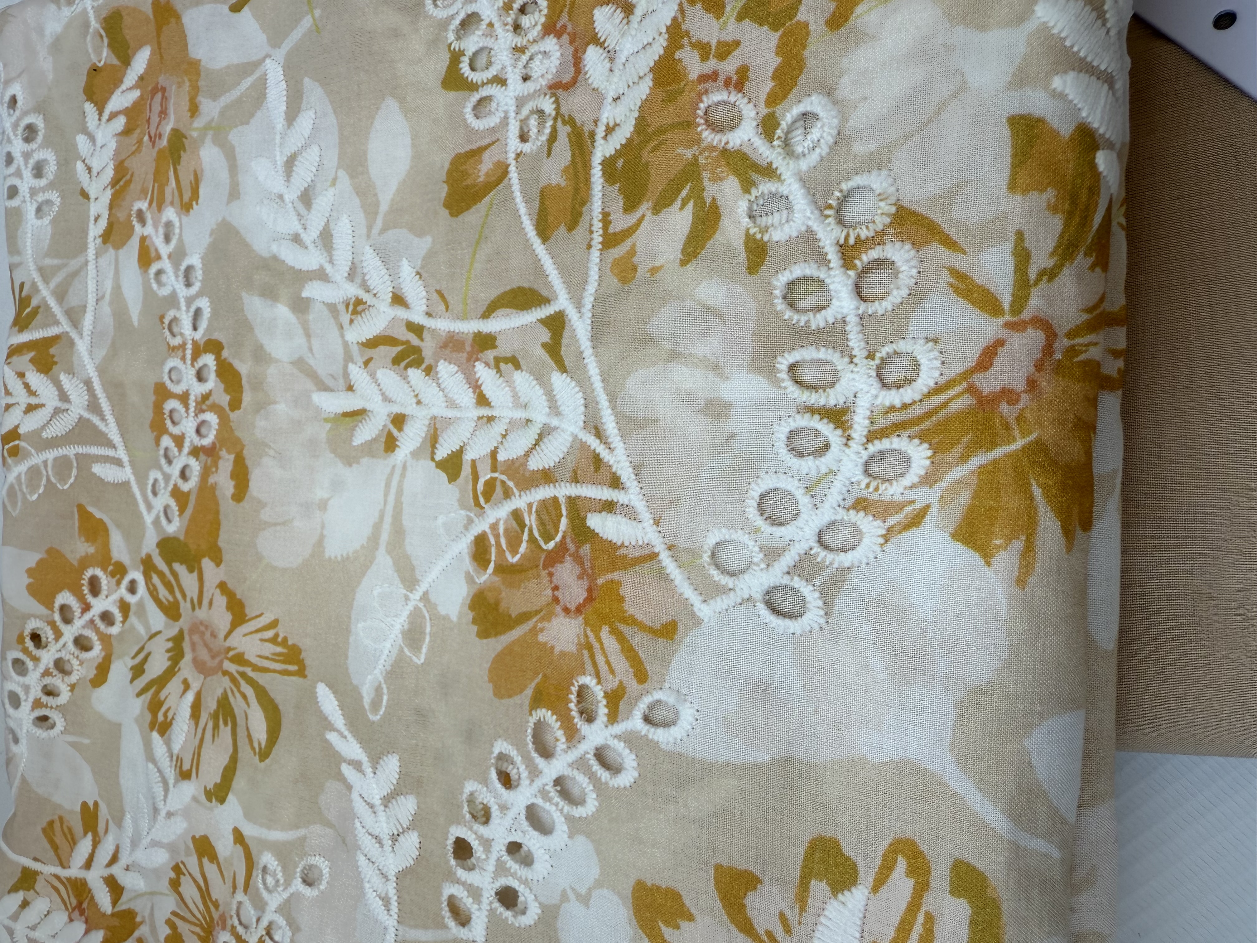 Printed Chikankari Lawn 2 Piece Suit for Women - D3