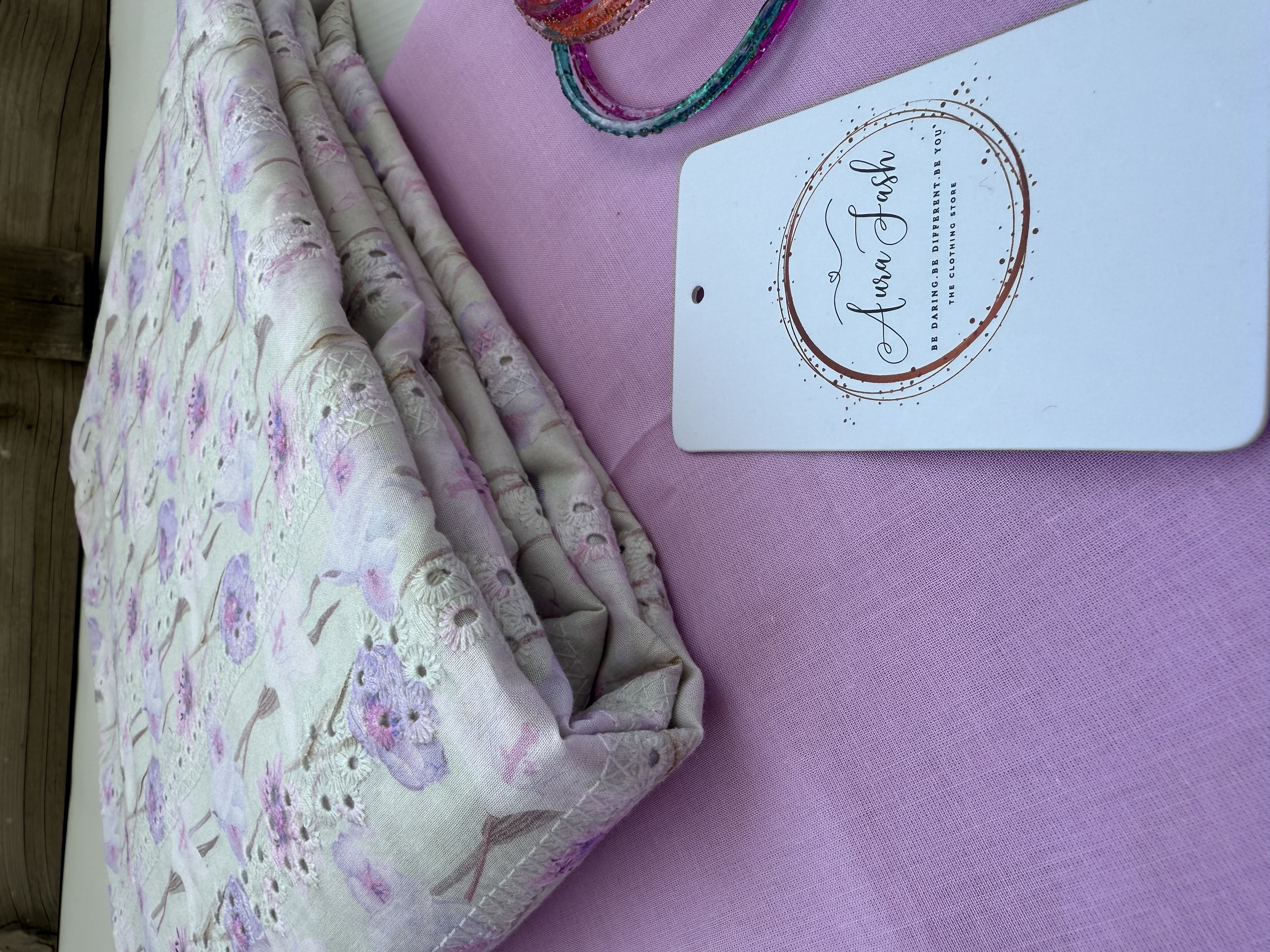 Printed Chikankari Lawn 2 Piece Suit for Women - D1