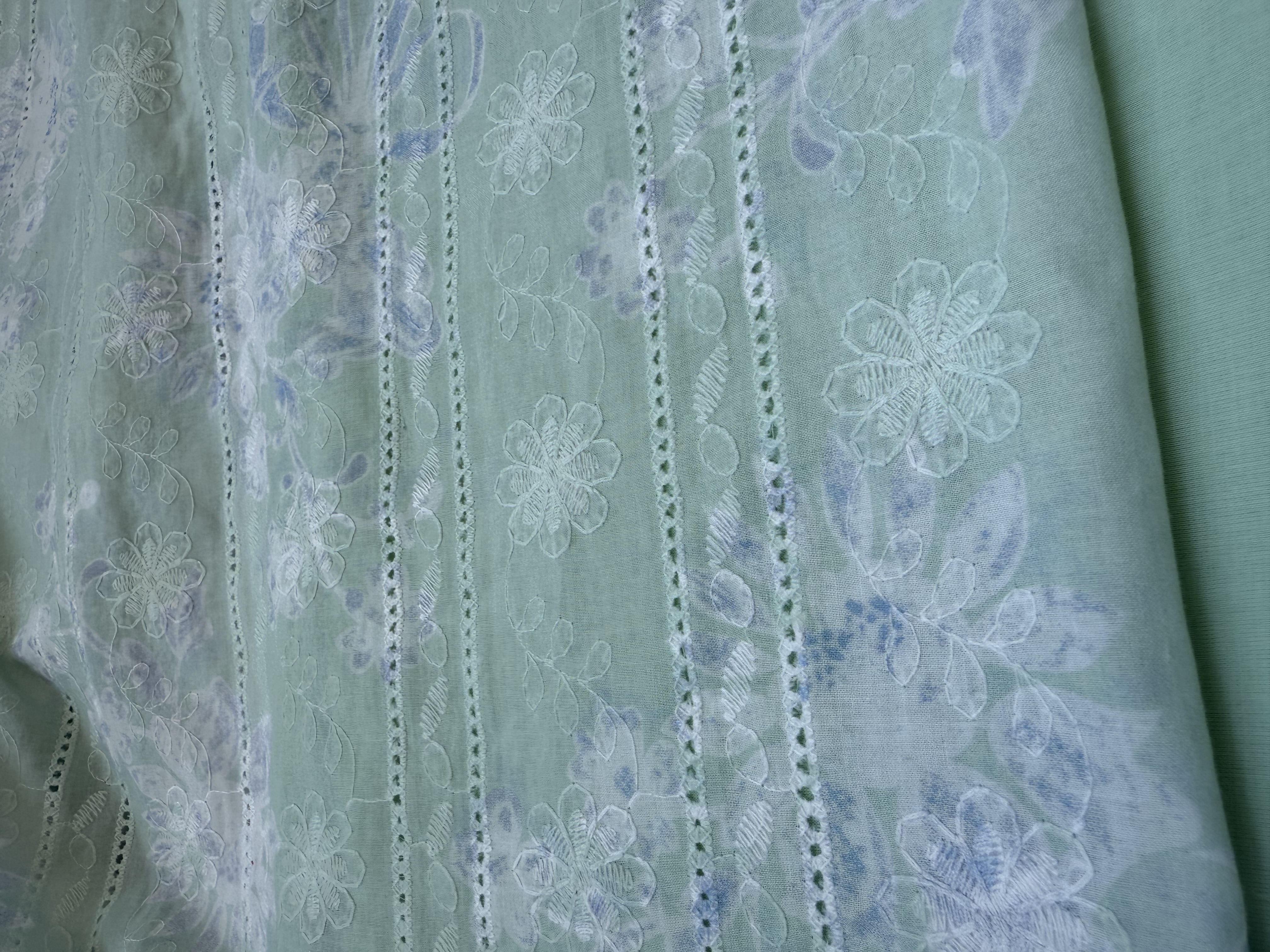 Printed Chikankari Lawn 2 Piece Suit for Women - D6