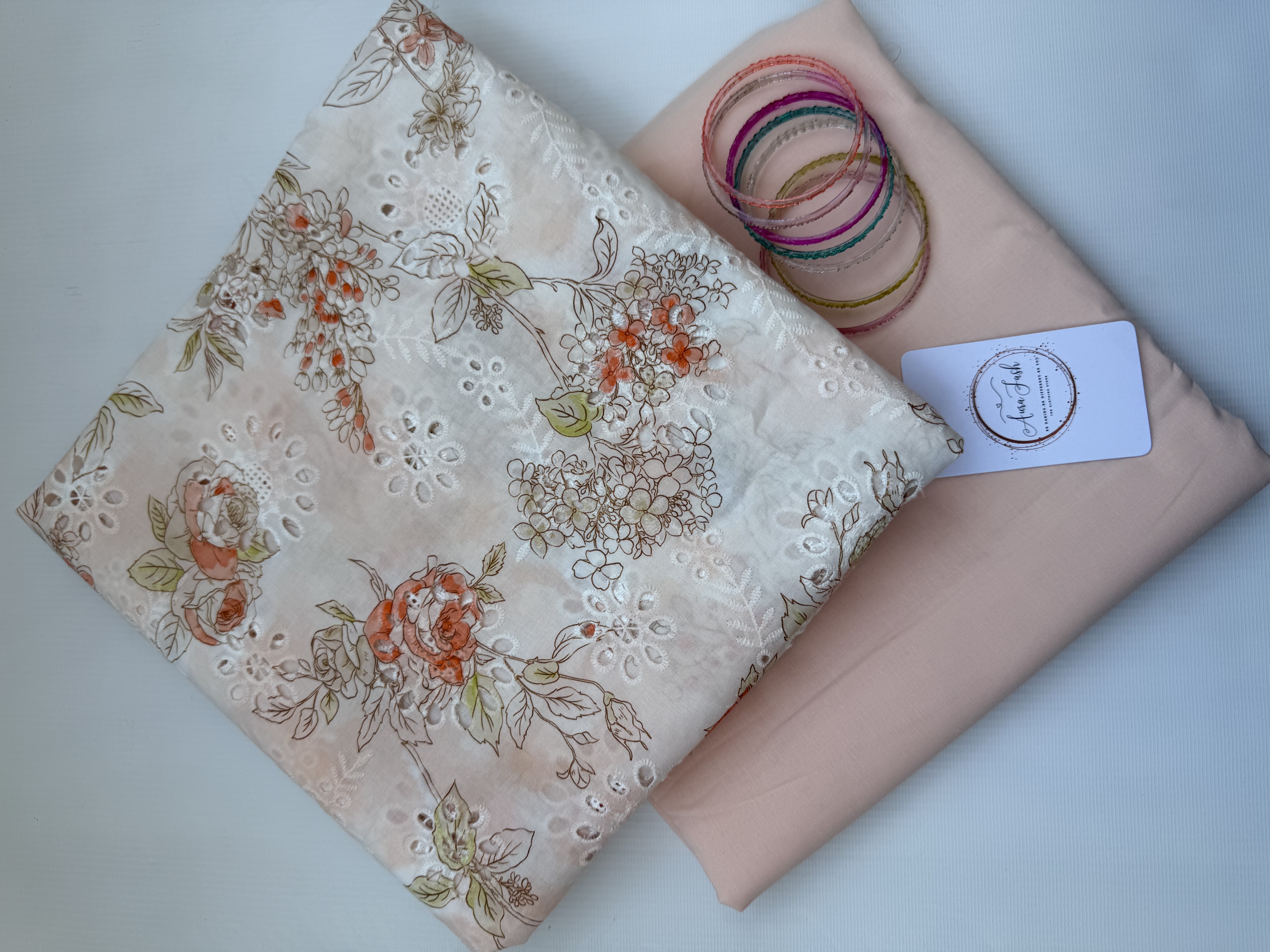 Printed Chikankari Lawn 2 Piece Suit for Women - D7