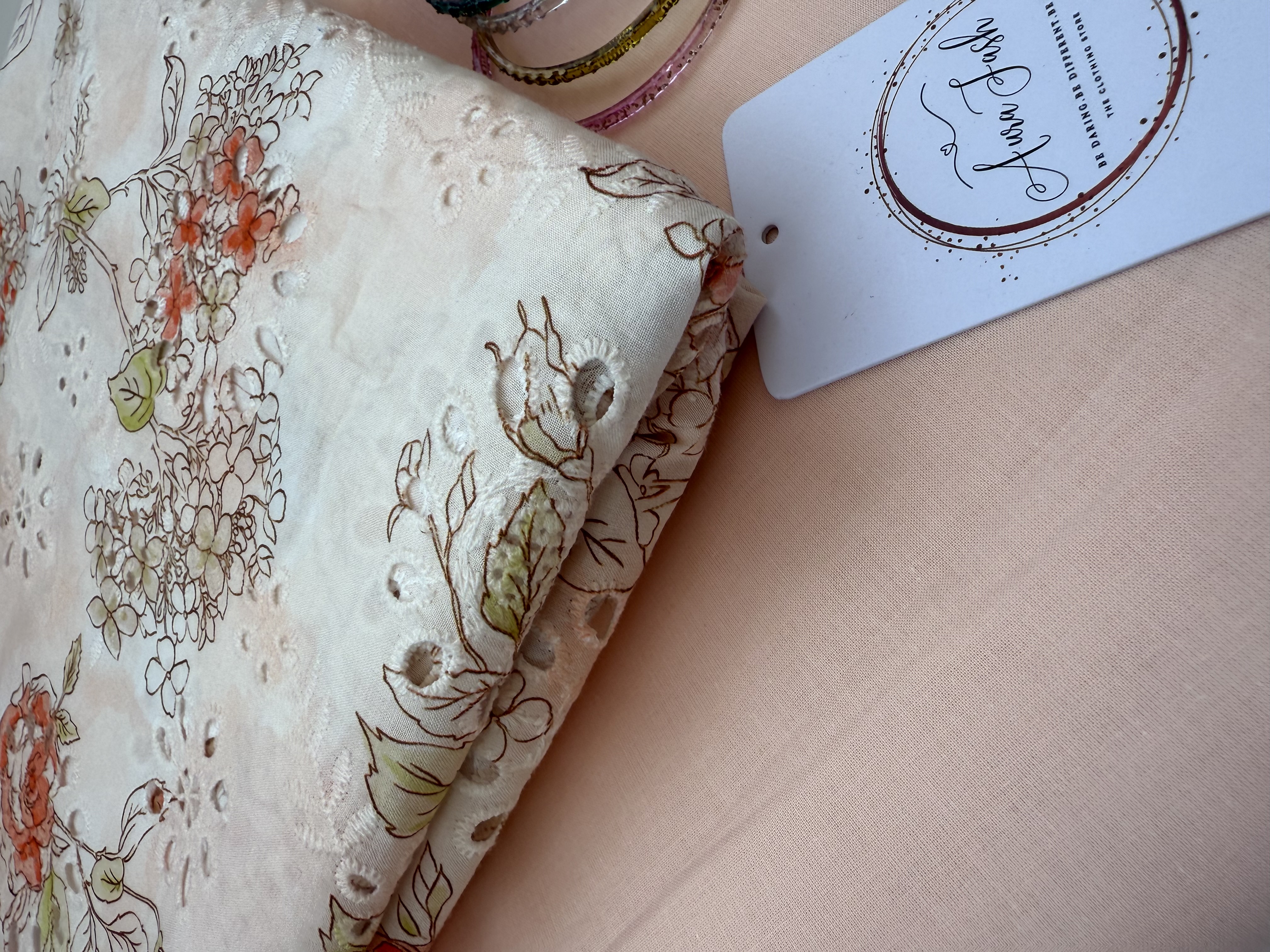 Printed Chikankari Lawn 2 Piece Suit for Women - D7