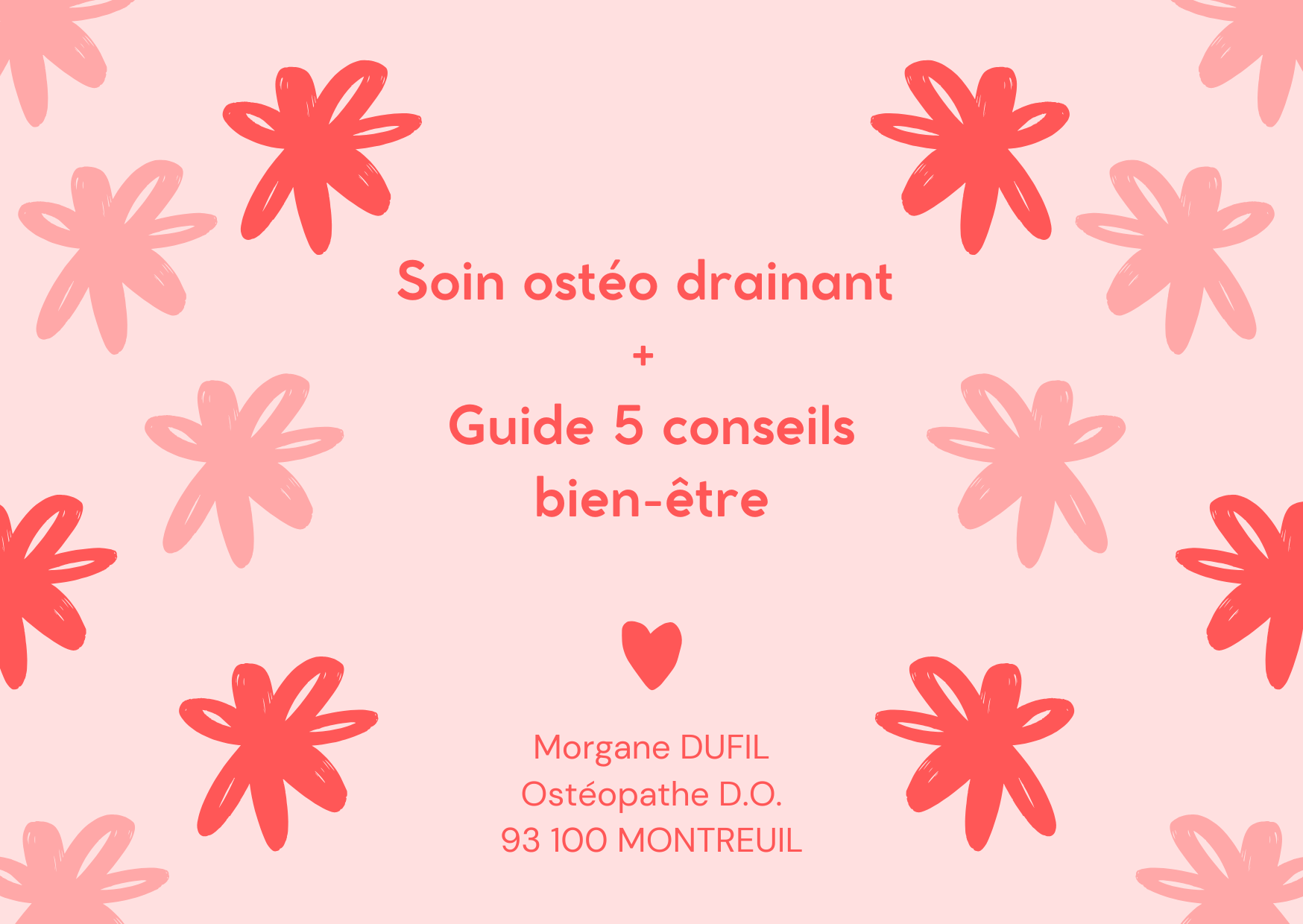 Pack "Mom to be" - soin ostéo-drainant + guide "4 conseils bien être" 