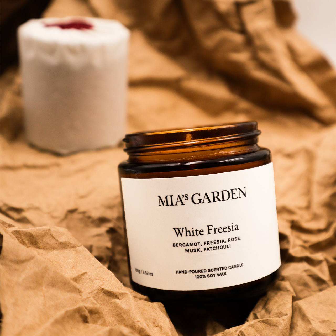 White Freesia Candle
