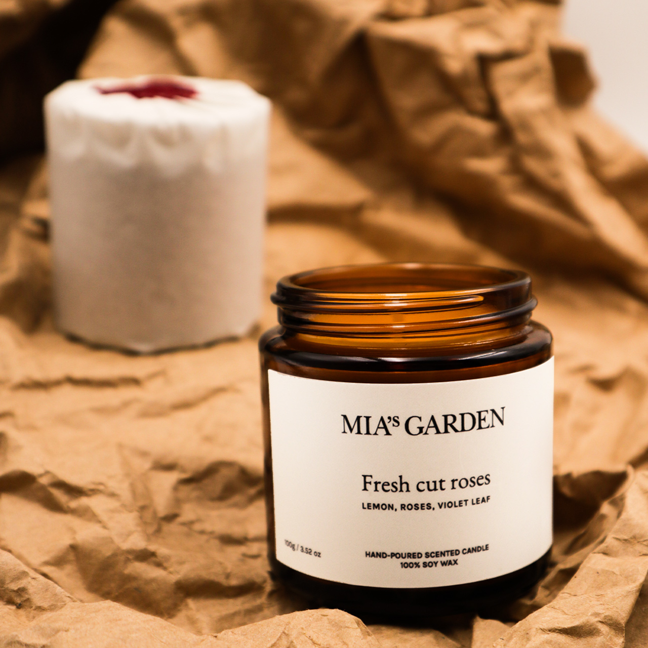 Fresh Cut Roses Candle