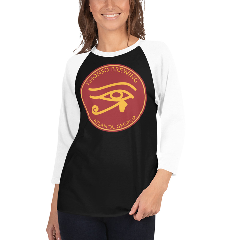Khonso Eye 3/4 Sleeve Raglan Shirt