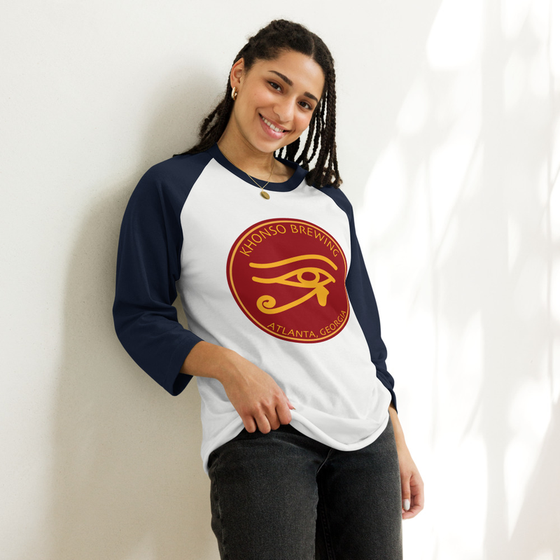 Khonso Eye 3/4 Sleeve Raglan Shirt