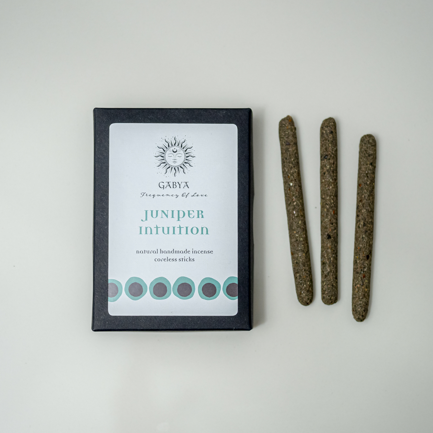 GABYA natūralūs rankų darbo smilkalai | JUNIPER INTUITION