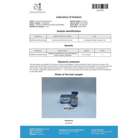 Boldenone Undecylenate 250mg/ml