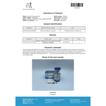 Drostanolone Enanthate 200mg/ml