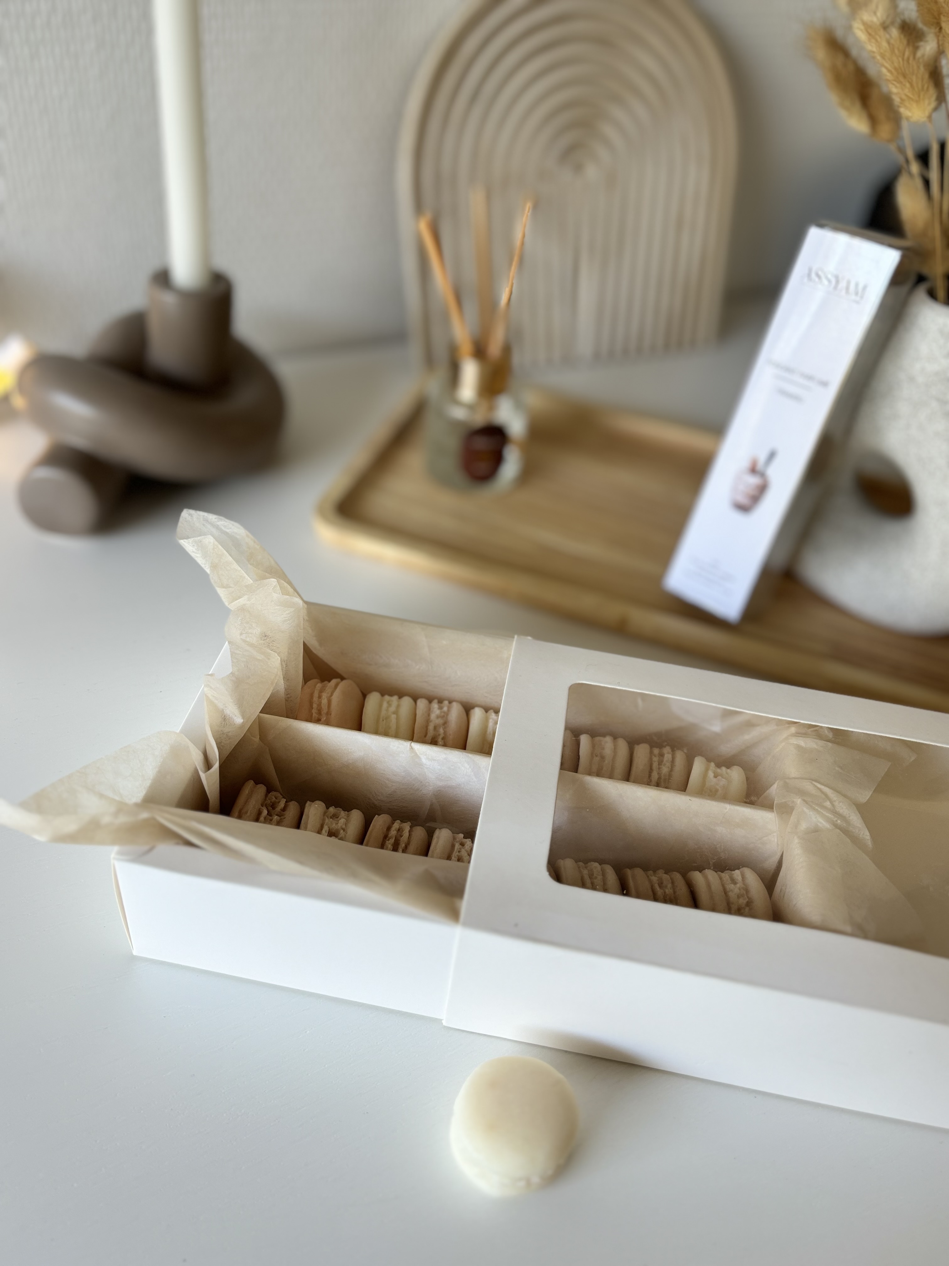 Fondants macarons parfumés