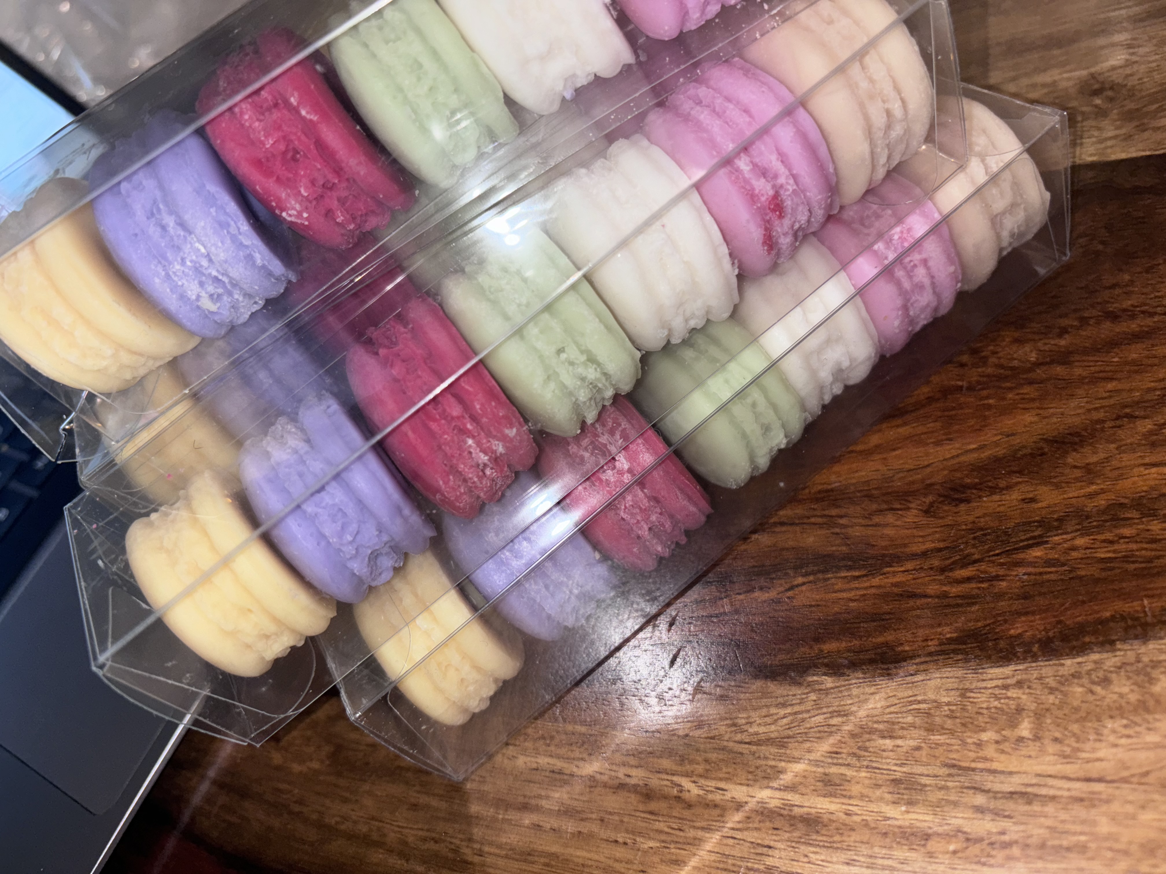 Fondant parfumé macaron découverte 