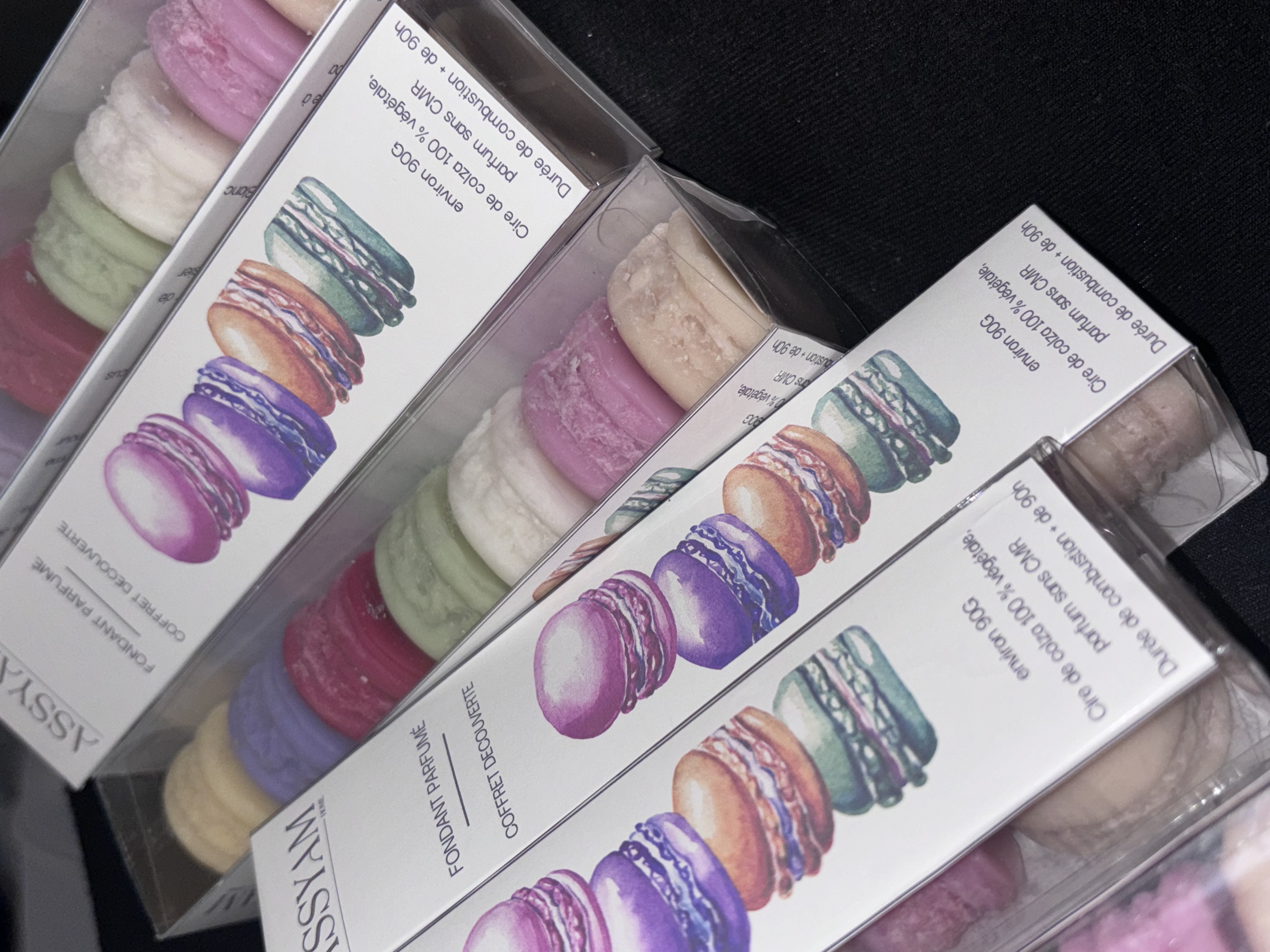 Fondant parfumé macaron découverte 
