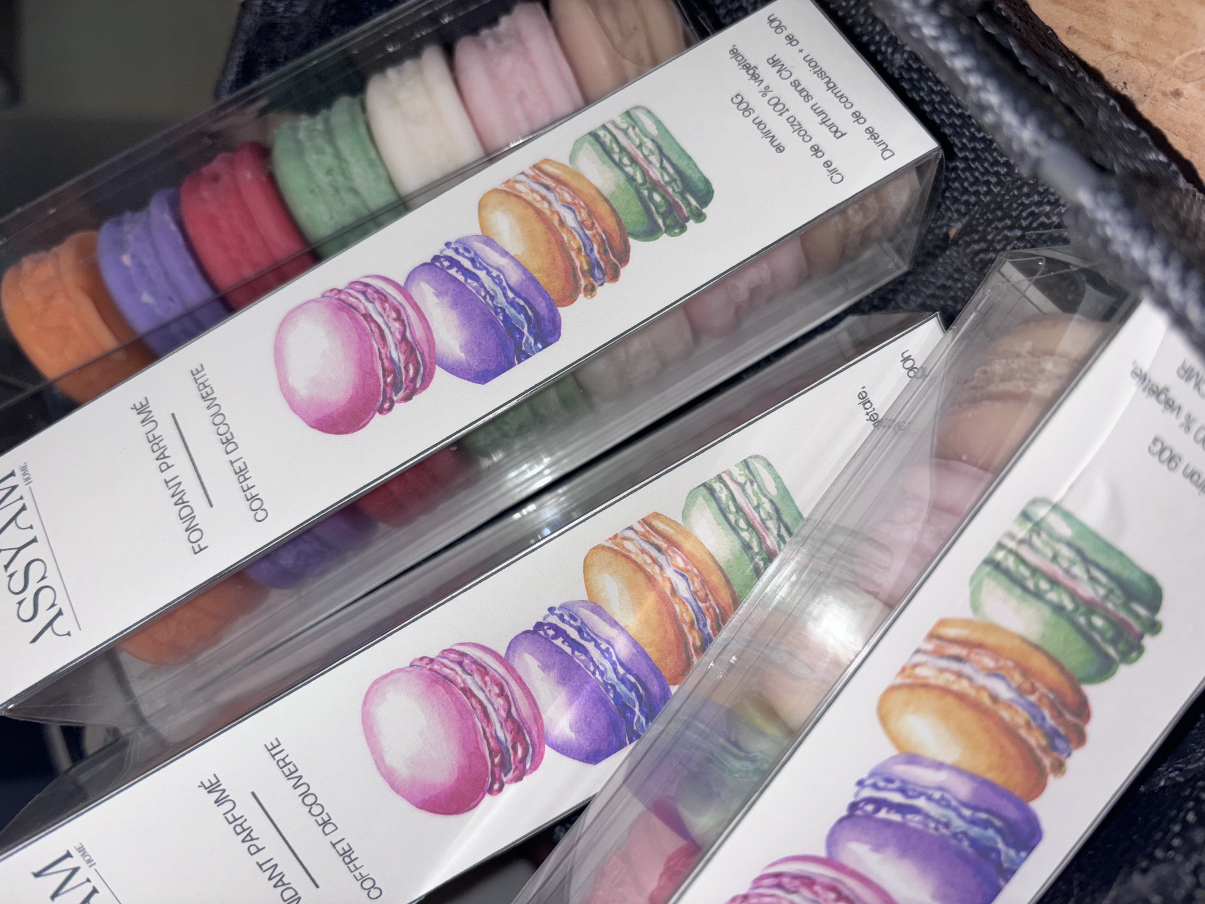 Fondant parfumé macaron découverte 