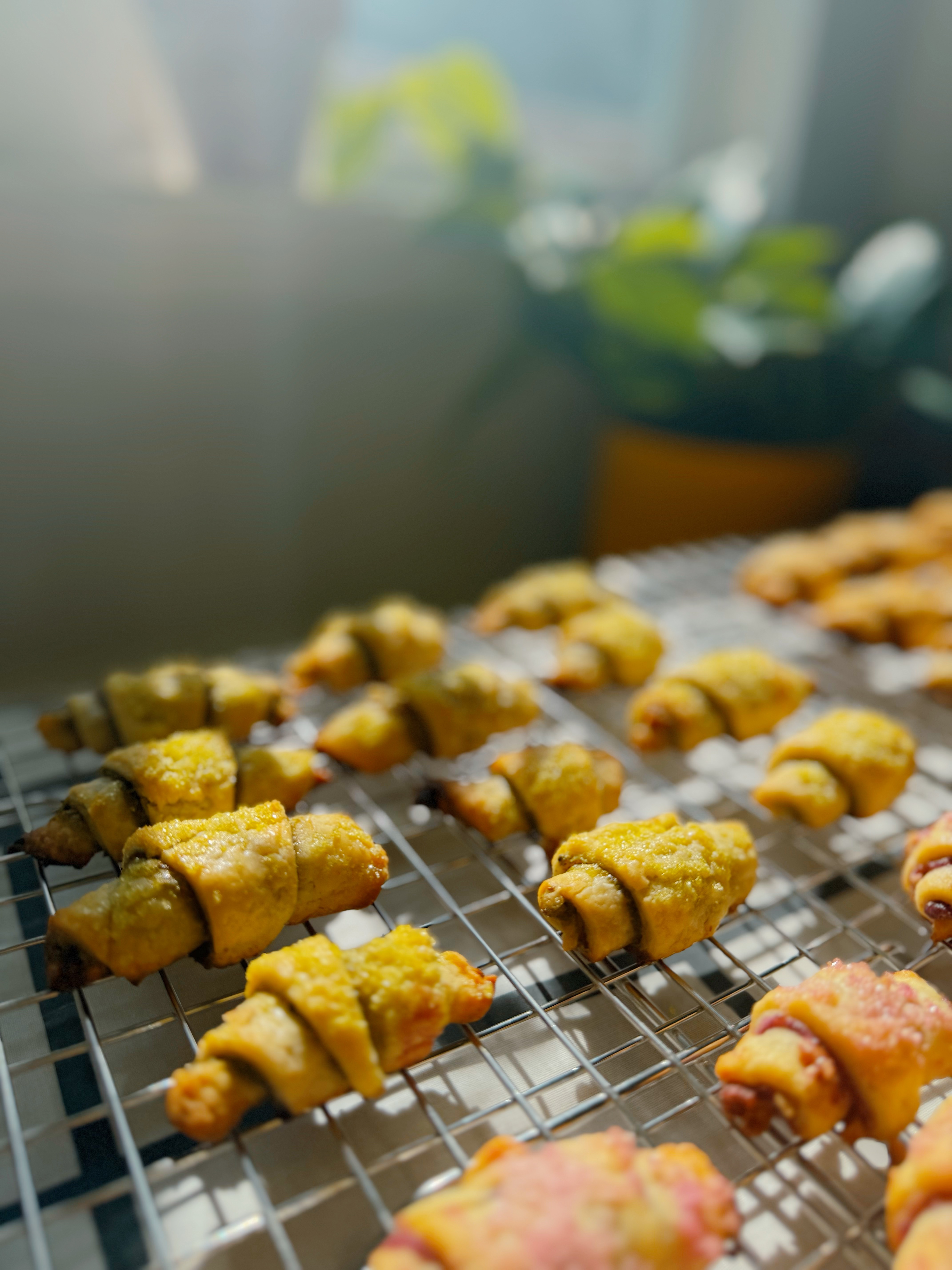 Matcha Chocolate Rugelach