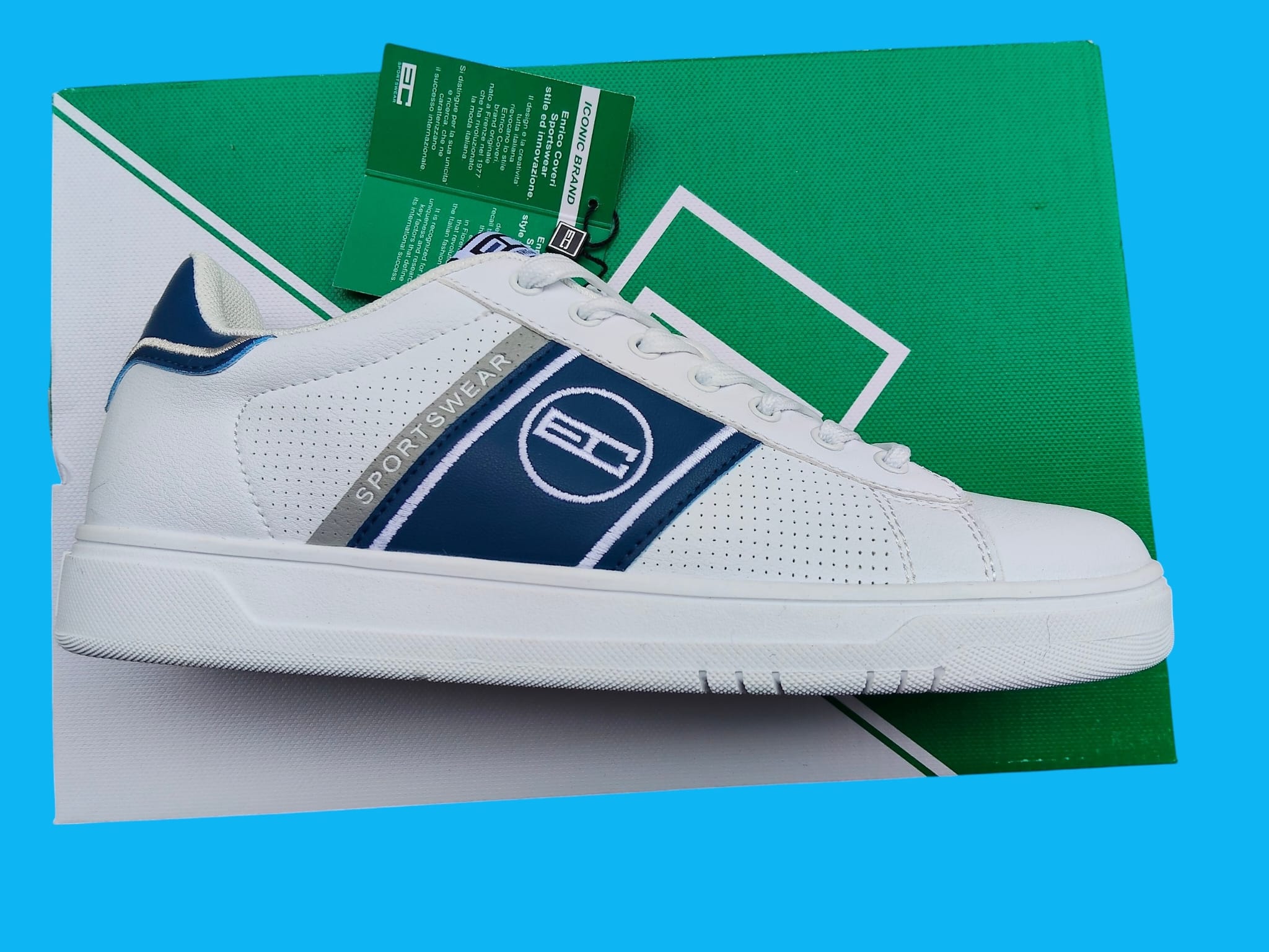 Scarpe Sportive Bianche Enrico Covery