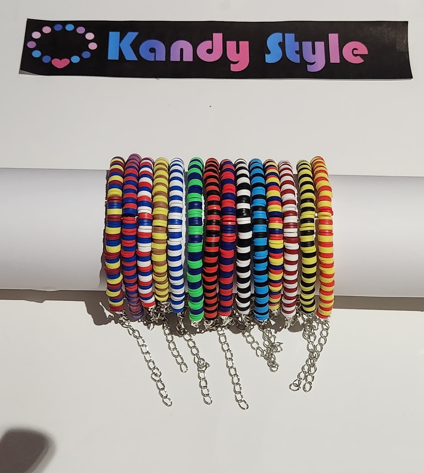 AFL supporters Clay Bead Bracelets