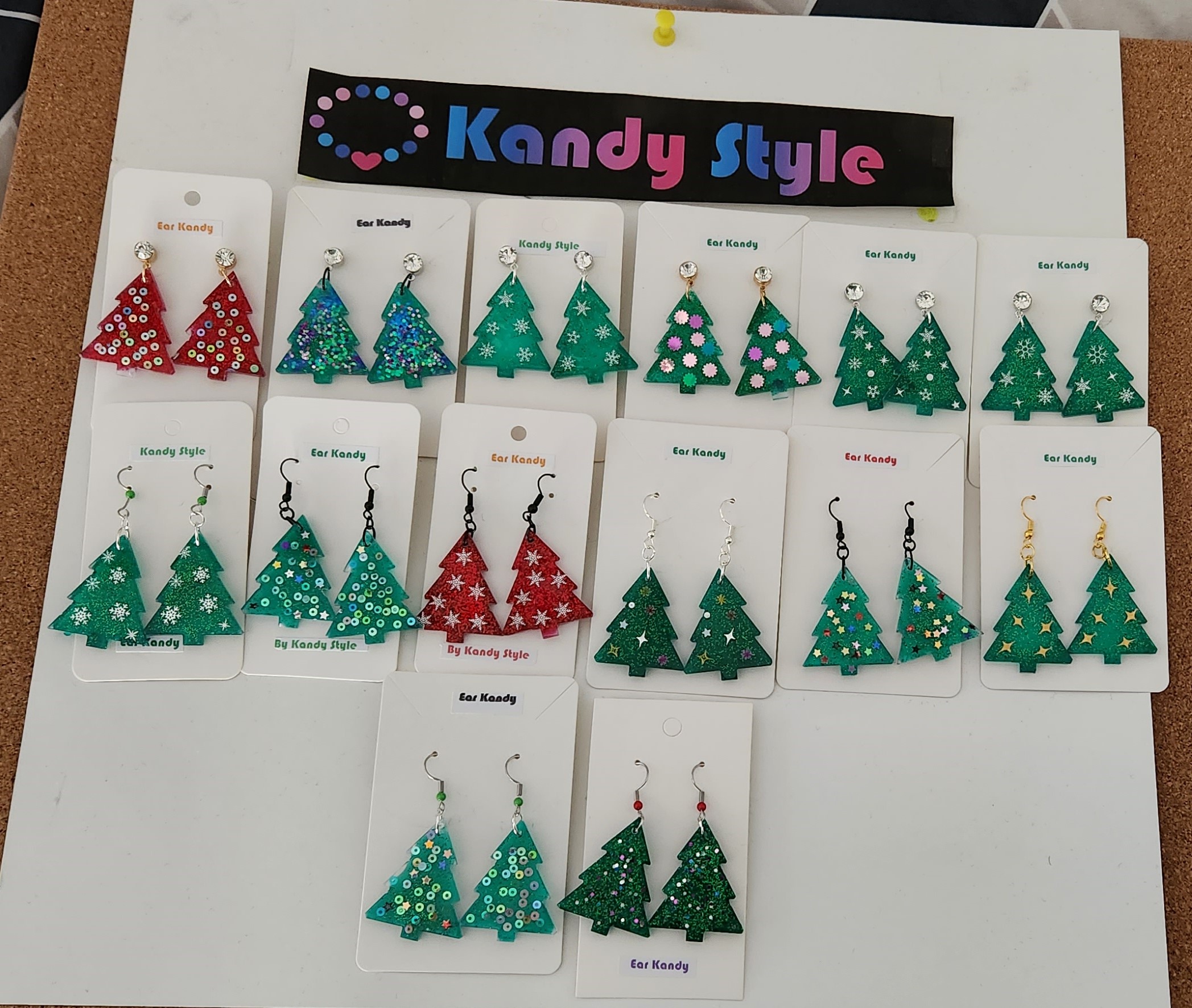 Christmas Tree Earrings