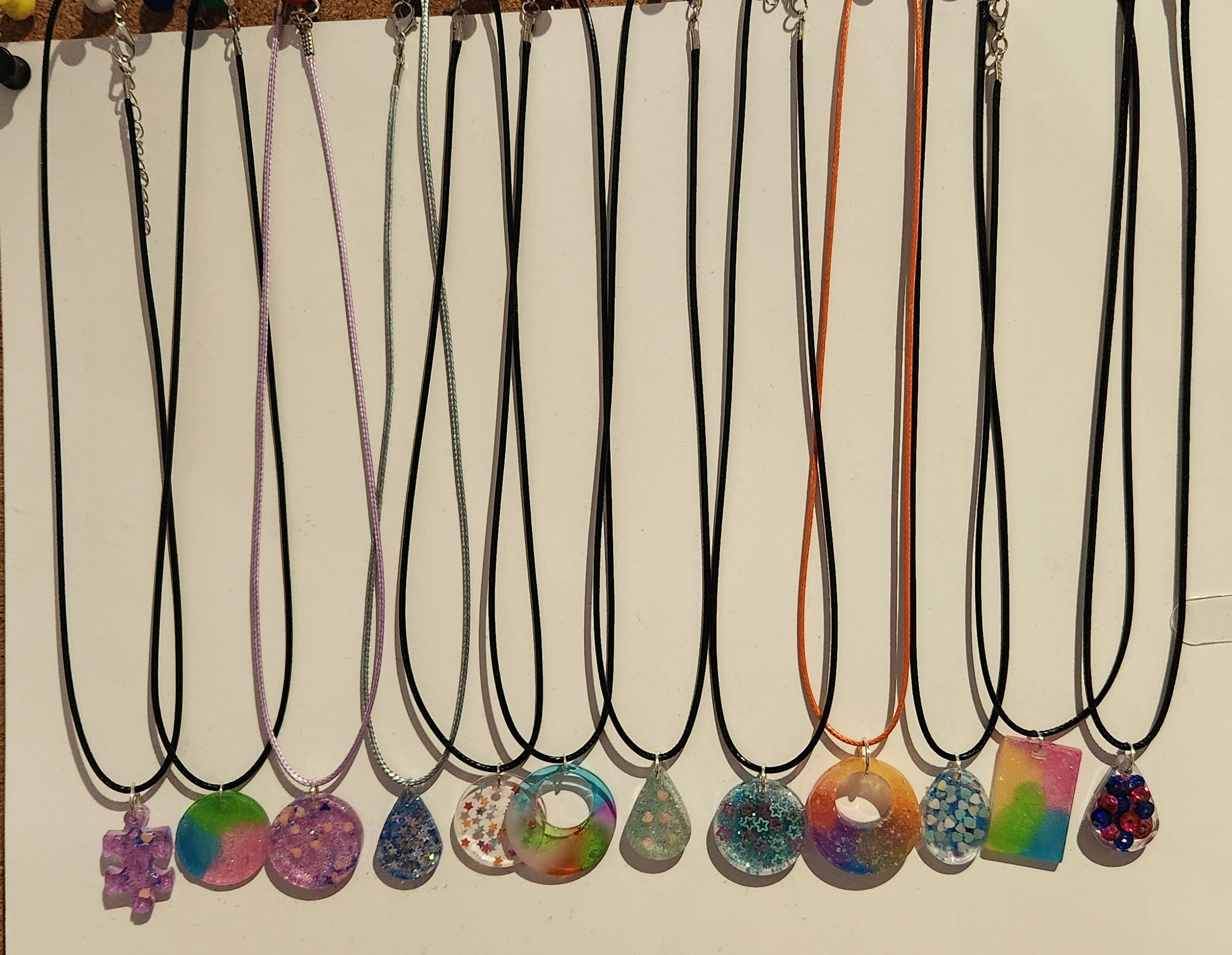 Handmade Resin Necklaces