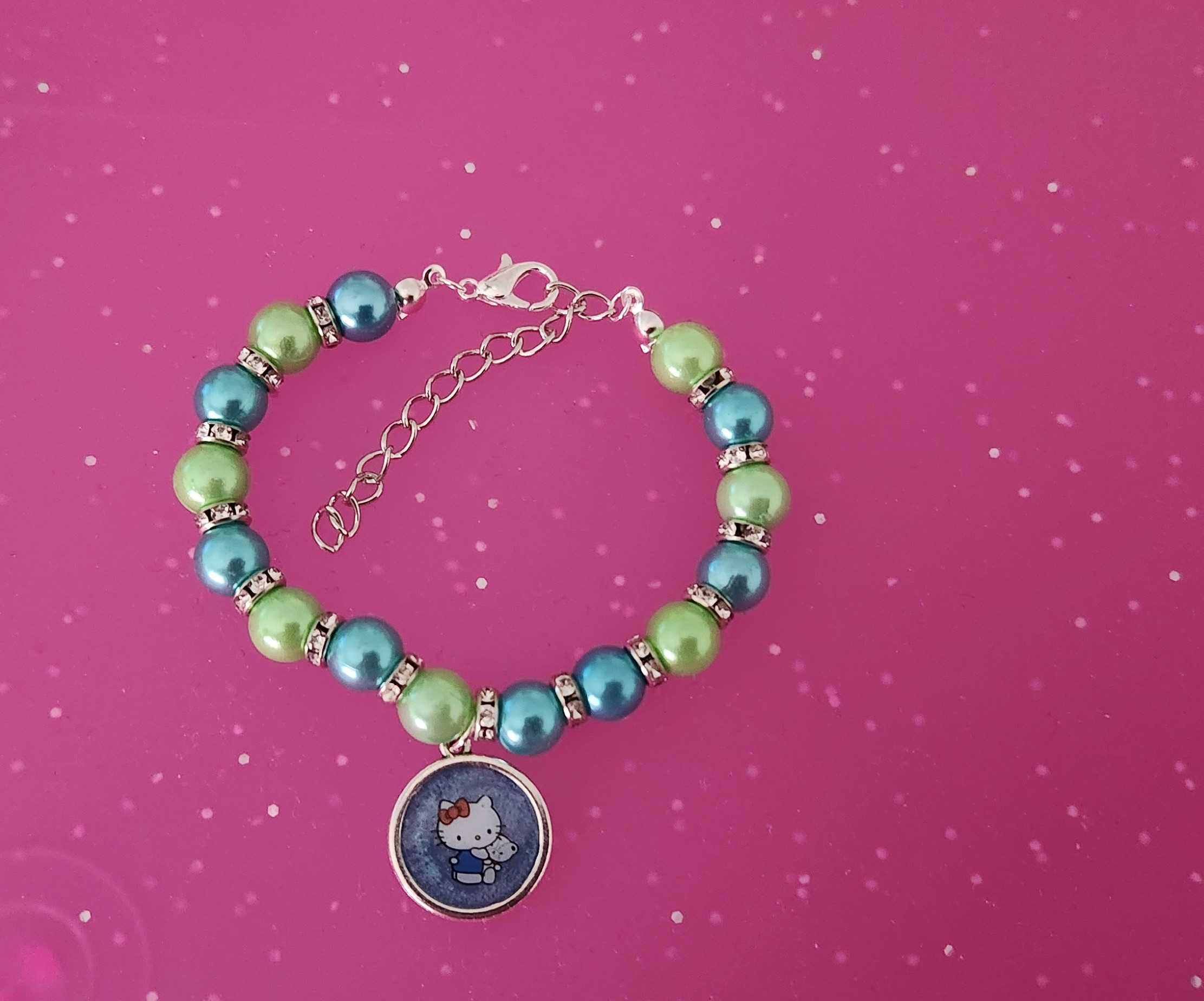 Handmade Kids Beaded Character Bracelets