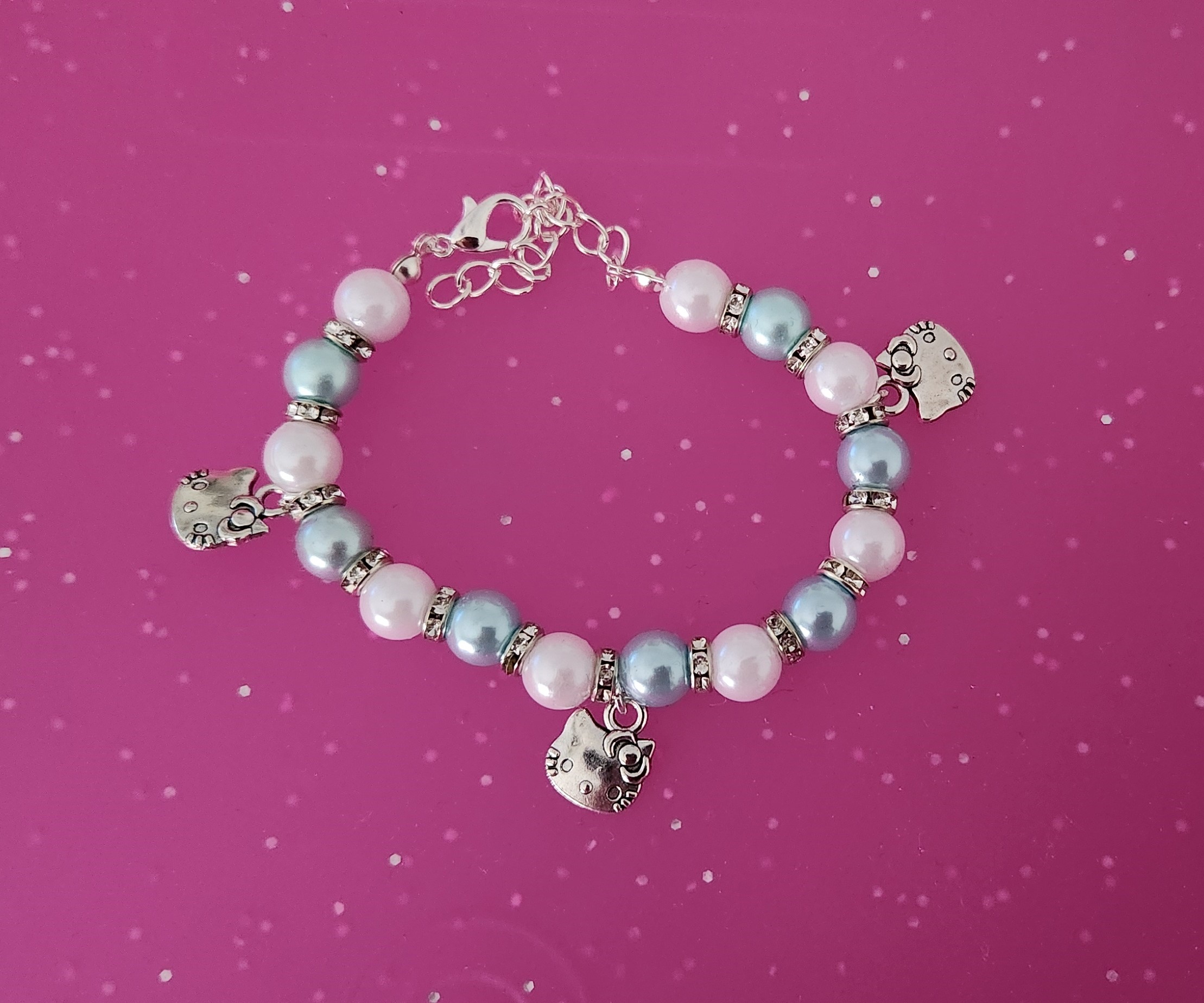 Handmade Kids Beaded Character Bracelets