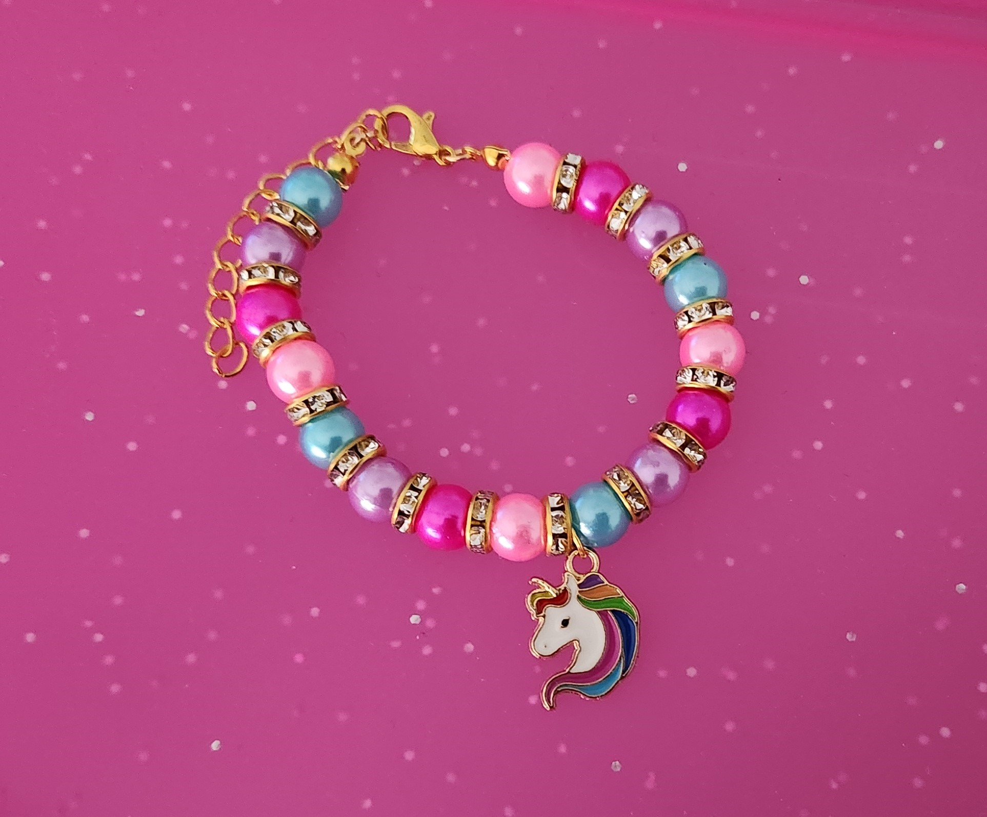Handmade Kids Beaded Character Bracelets
