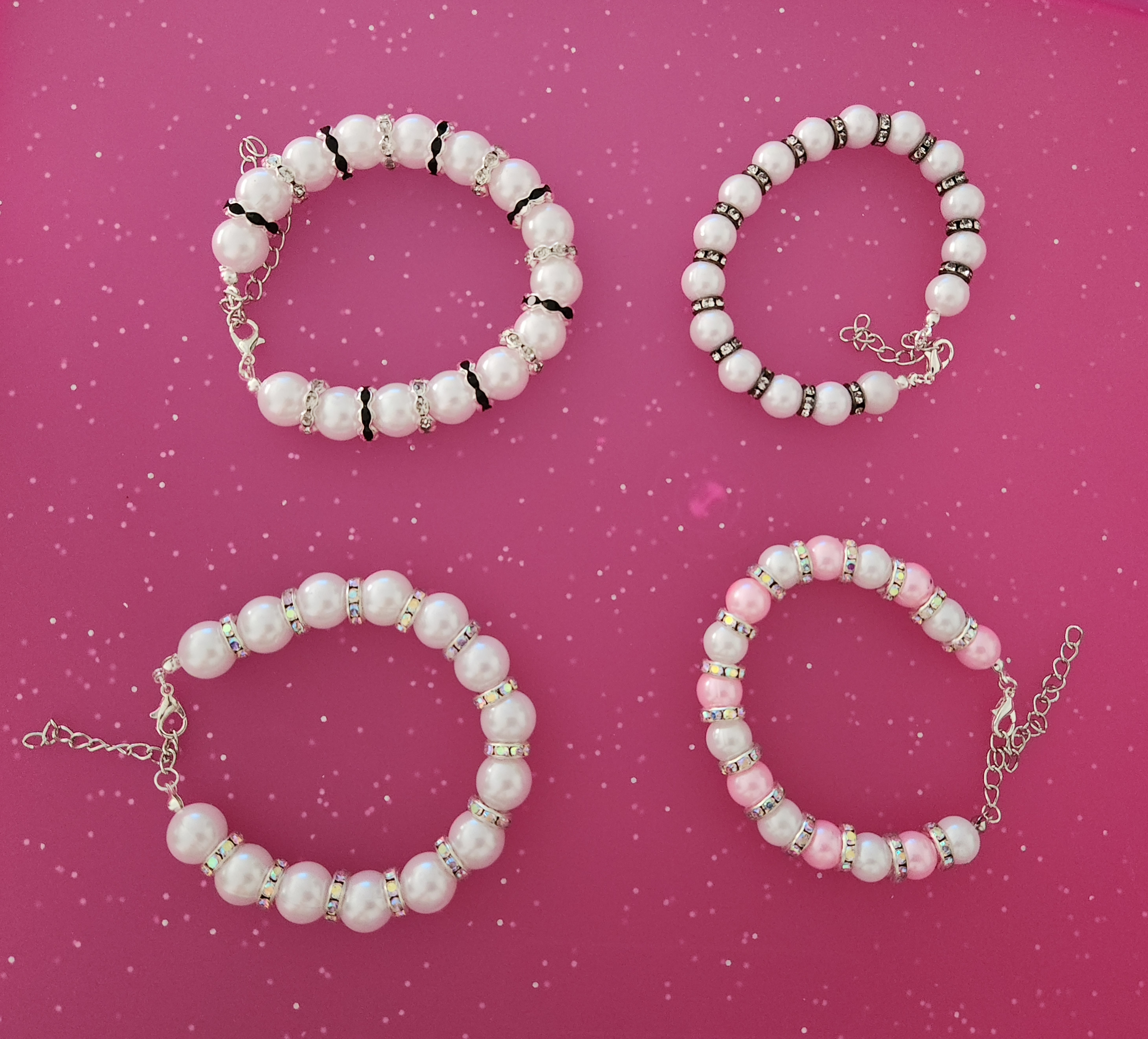 Faux Pearl / Imitation Pearl Bracelet (Large Pearls)