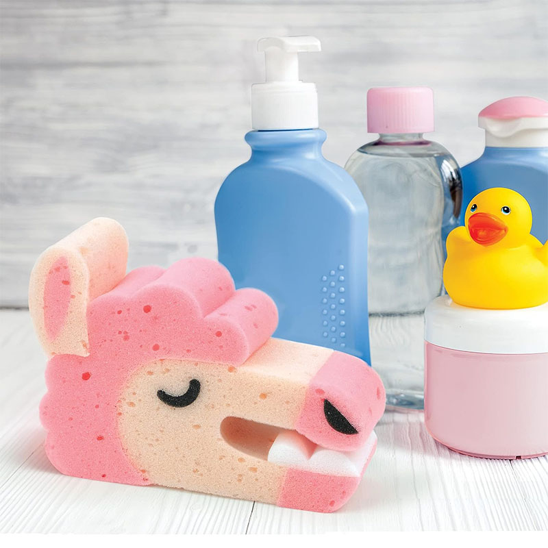  Llama Children's bath sponge