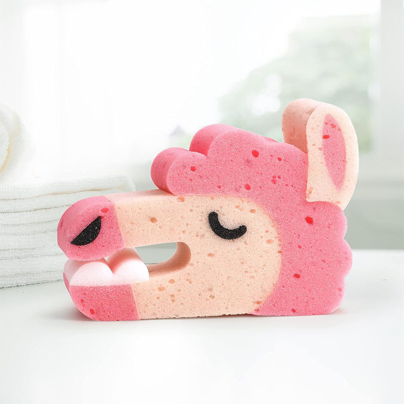 Llama Children's bath sponge