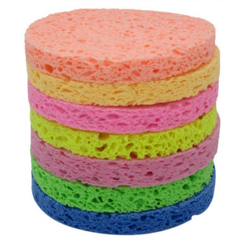 Scouring pads for washing dishes Wood pulp cotton Cartoon bath sponges Cellulose sponges customization