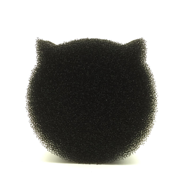 Cat-shaped washing machine lint remover cleaning sponge Animal pet hair washing machine adsorption sponge