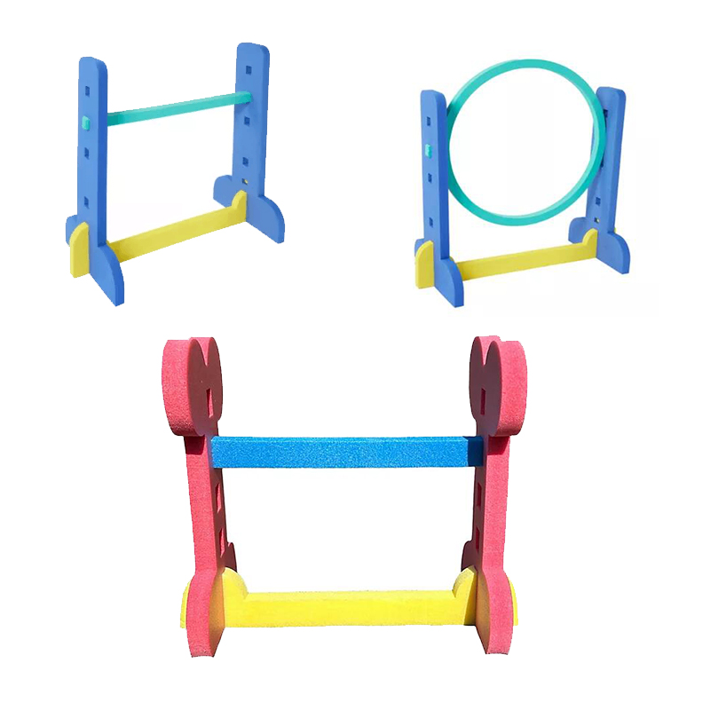Pet training foam obstacles, dog training jump bars, canine agility training equipment