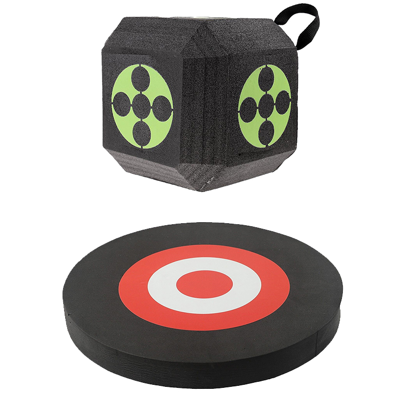 Six-sided dice archery target outdoor practice shooting target cube foam