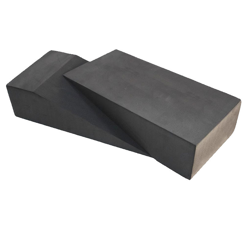 Yoga Foam Wedge, EVA Foam Wedge Block for Exercise, Back Support, Footrest Cushion (Black) Lightweight EVA Non-slip Yoga Wedge