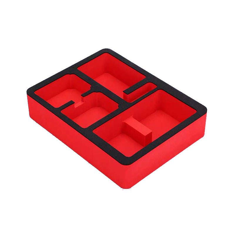 Large Floating Spa Hot Tub Bar Drink and Food Table Red and Black Refreshment Tray for Pool or Beach Party Float Lounge Durable Foam 