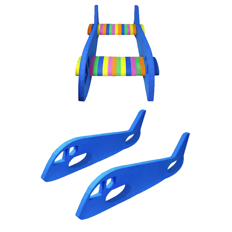 Swimming pool floating board balance rainbow bridge, seaplane floating board balance beam foam