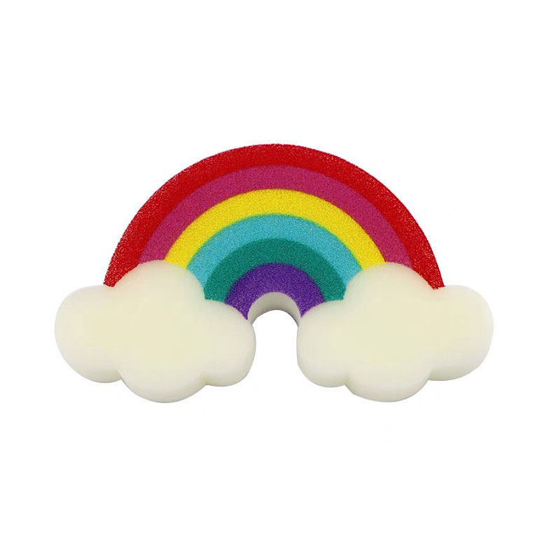 Rainbow Bath Ball Sponge