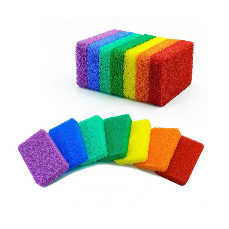 of Odor Resistant Silicone Scrubbing Sponges