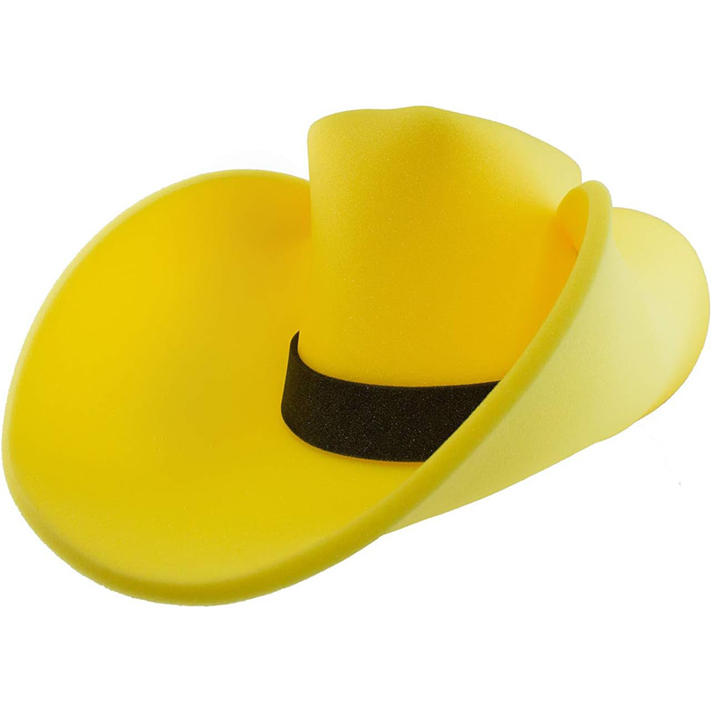 Yellow Foam Cowboy Hat