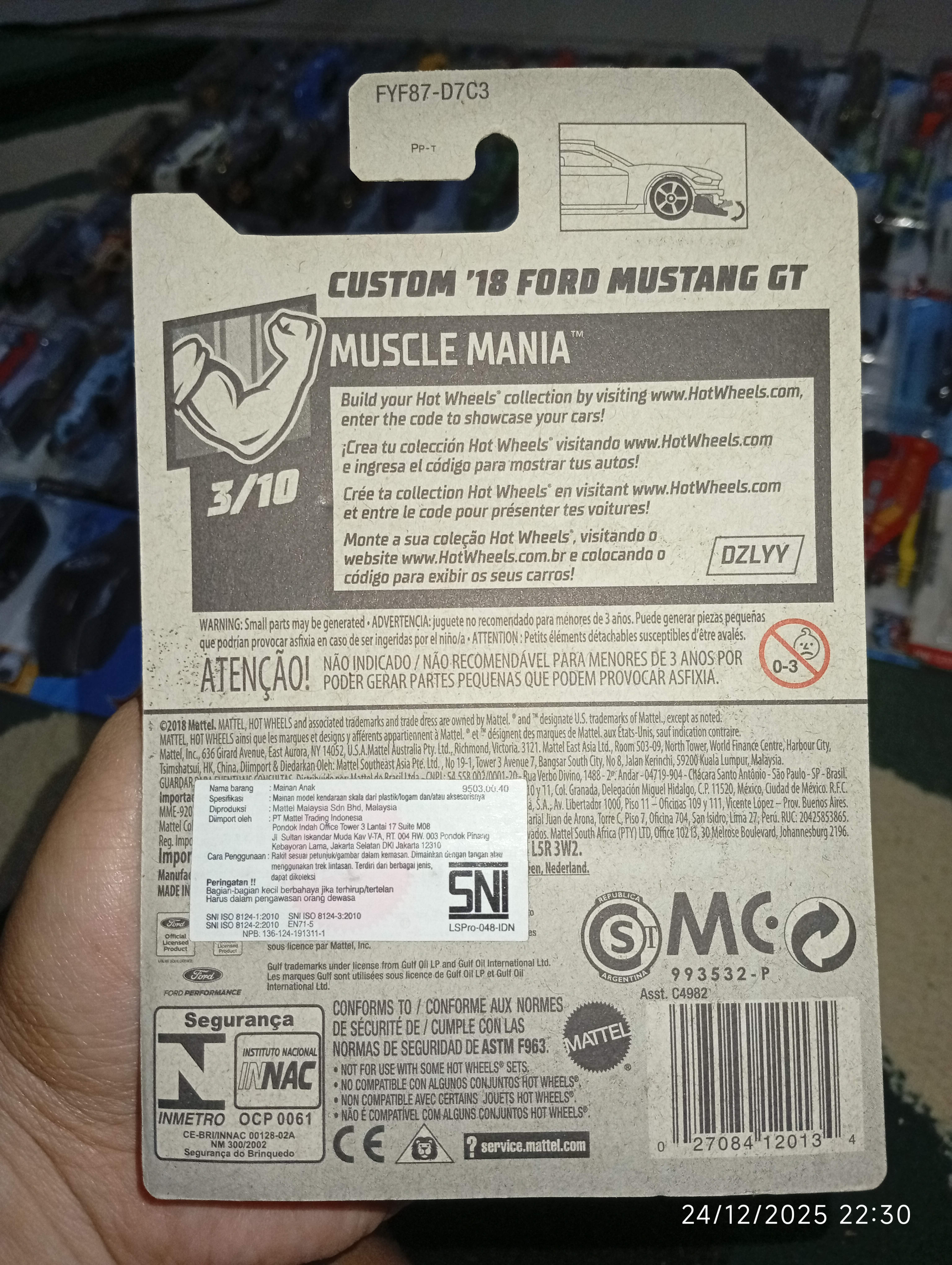 Hot Wheels Ford Mustang GT Race