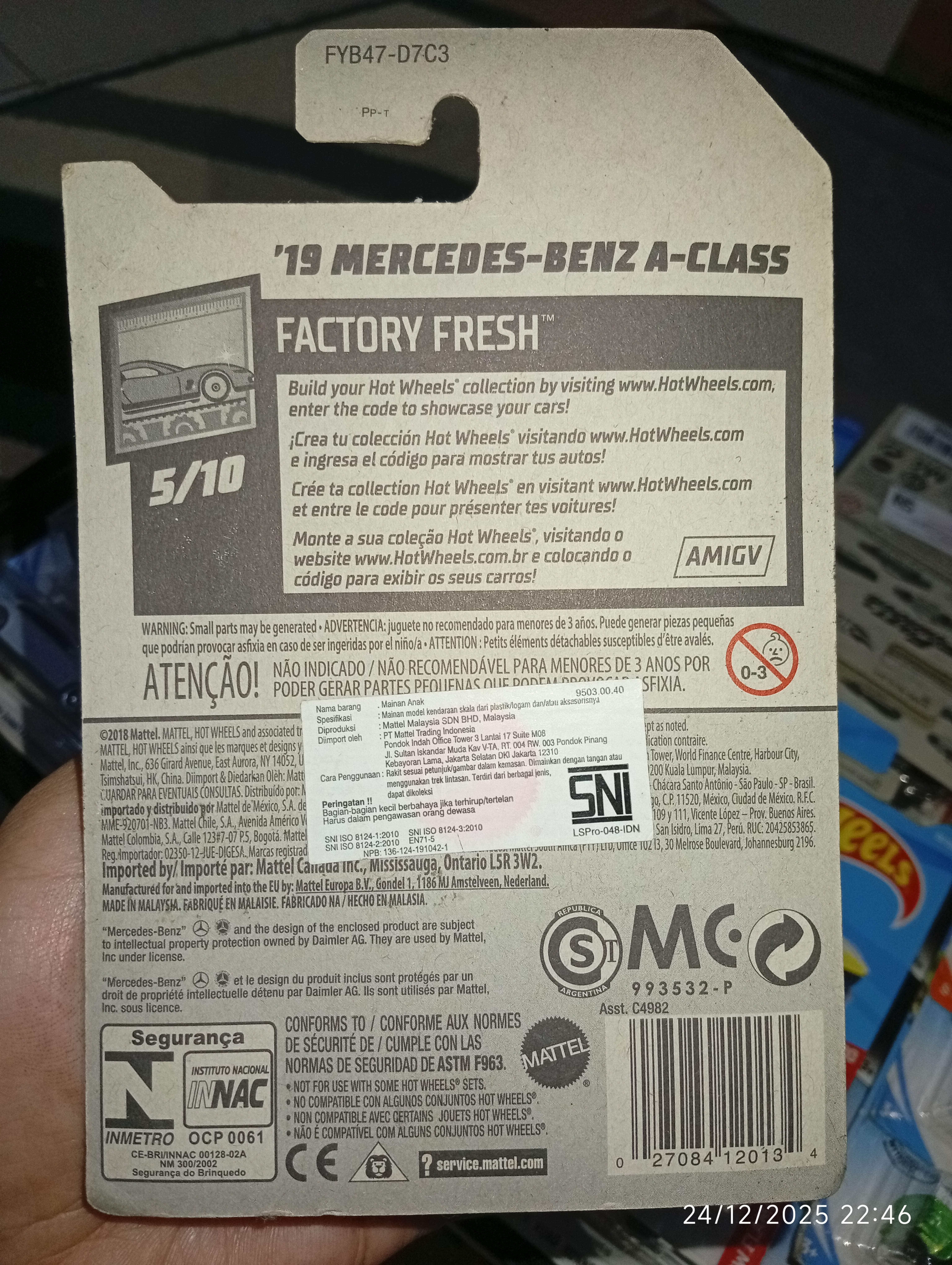 Hot Wheels Mercedes-Benz A-Class