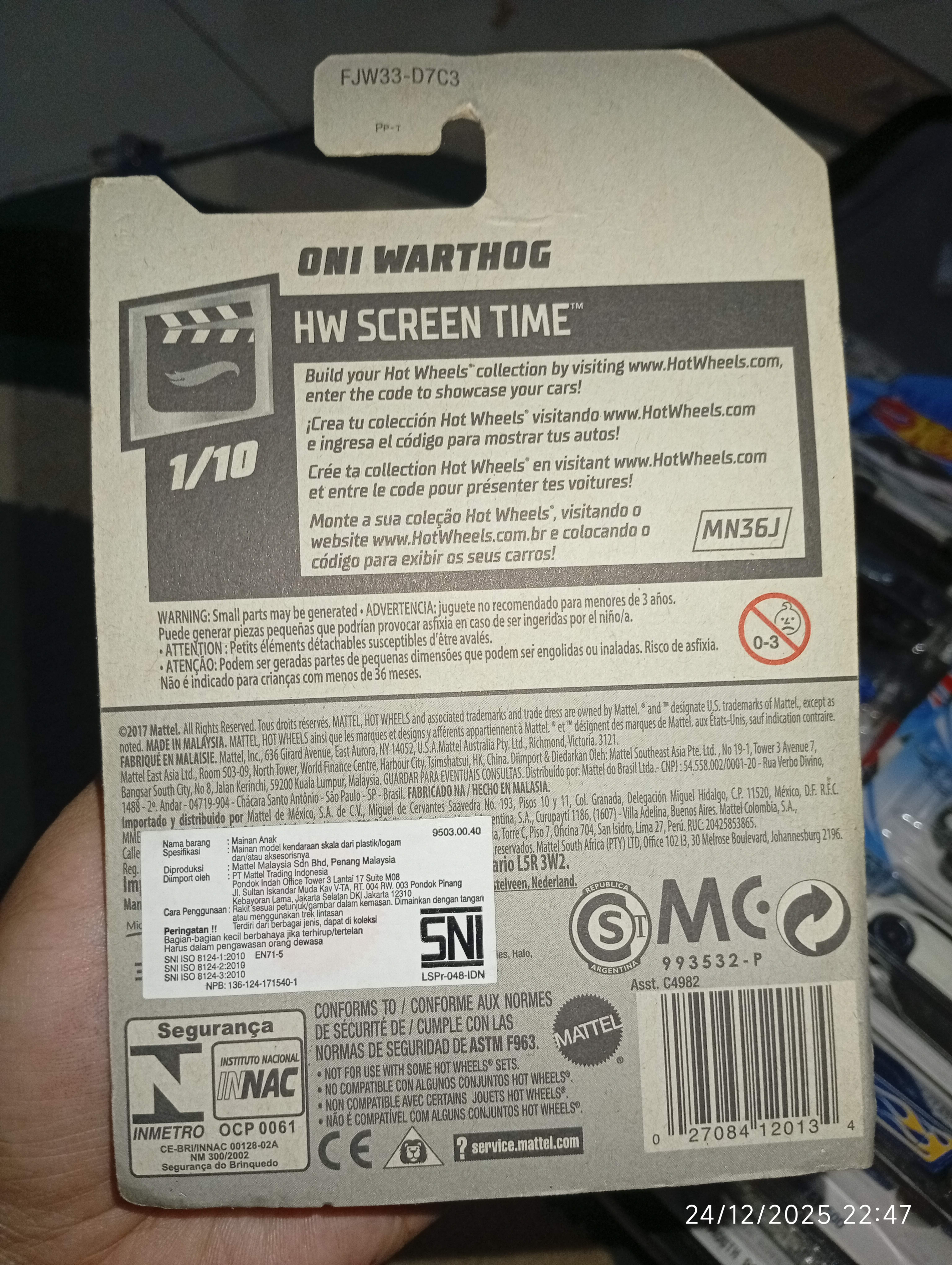 Hot Wheels Halo Warthog