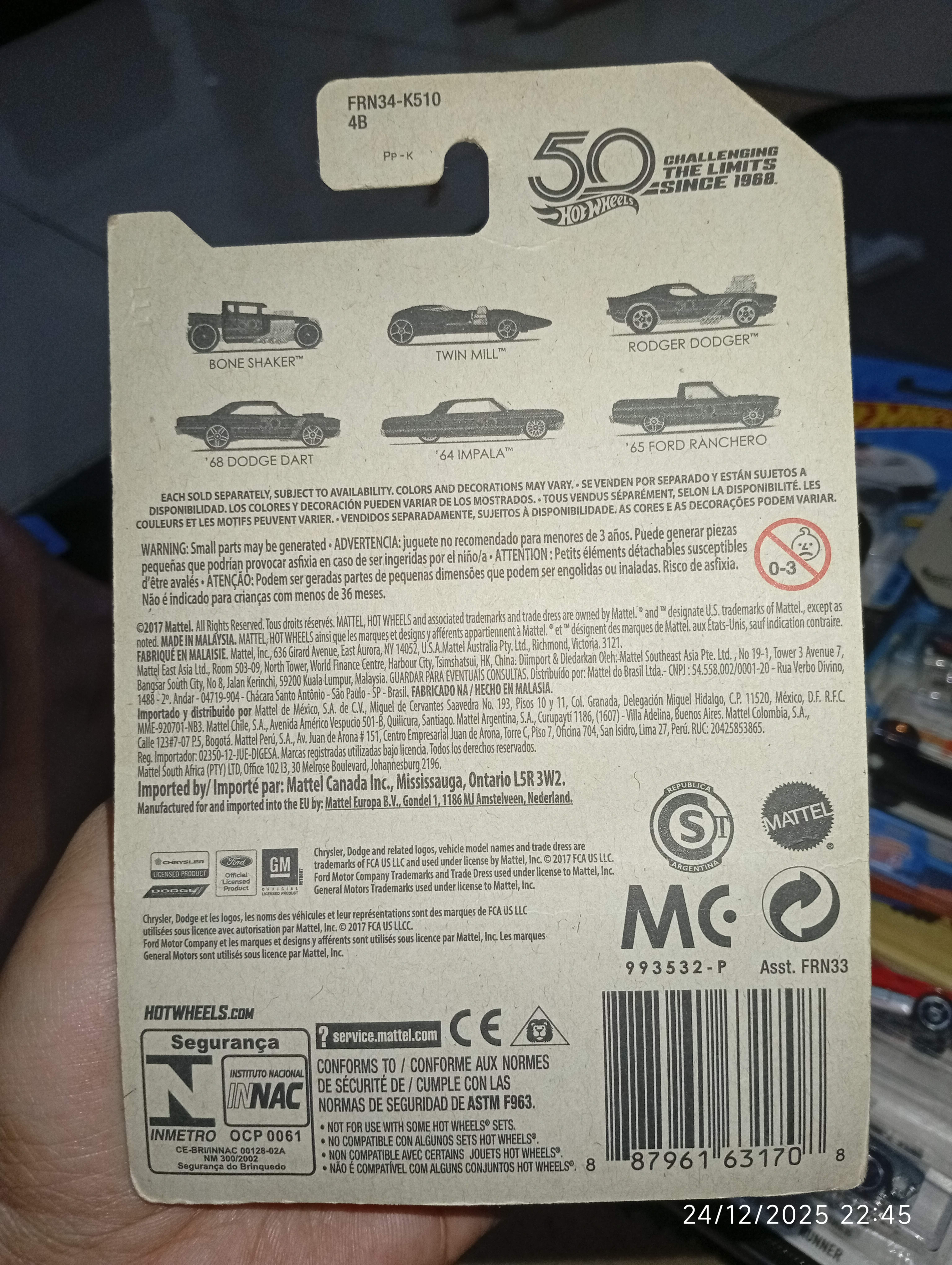 Hot Wheels 50th Anniversary Edition