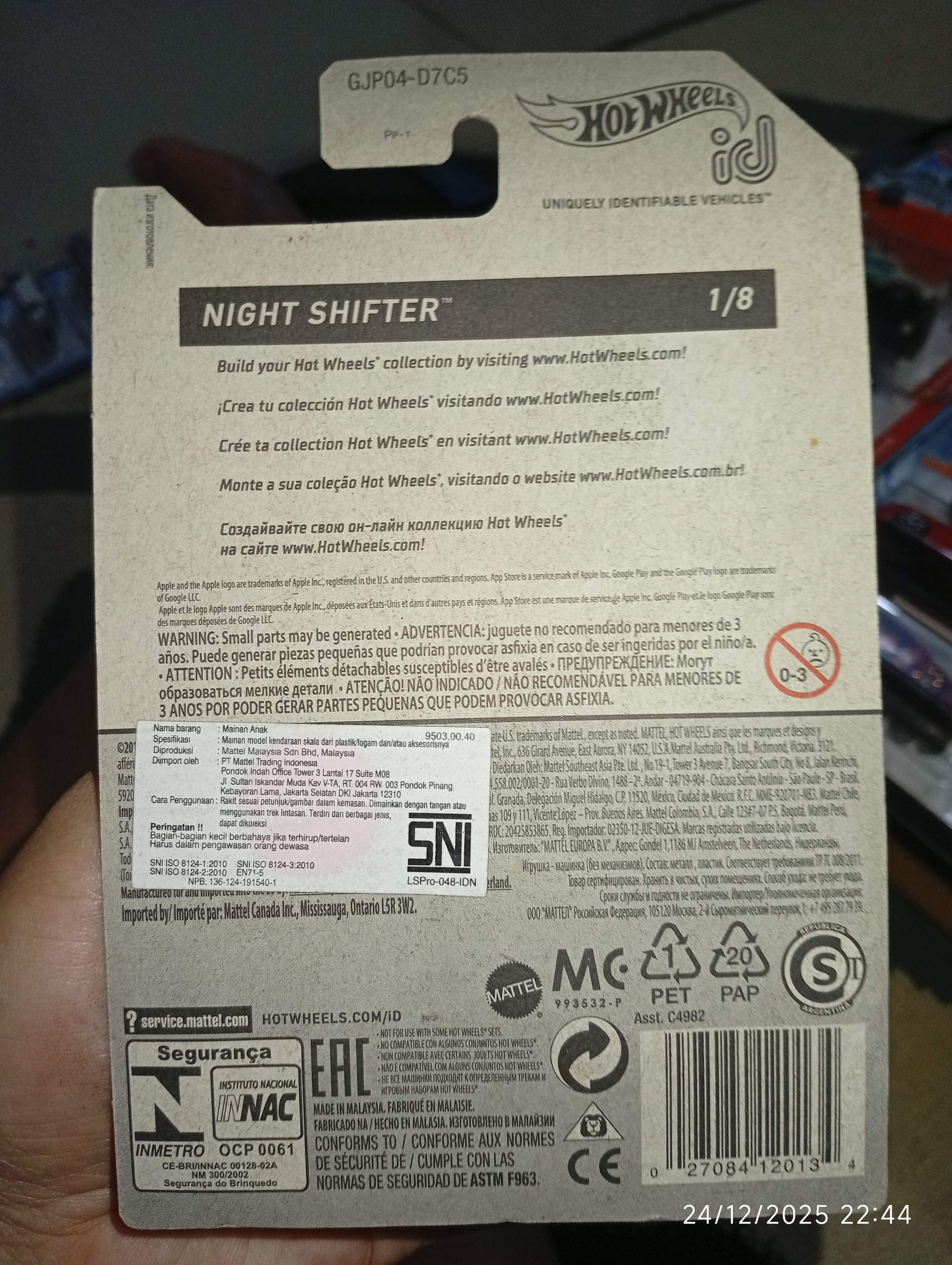 Hot Wheels id Night Shifter